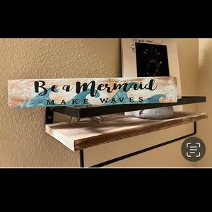 Coastal inspired shelf sitter